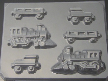 3004 Train 3D Chocolate Candy Mold